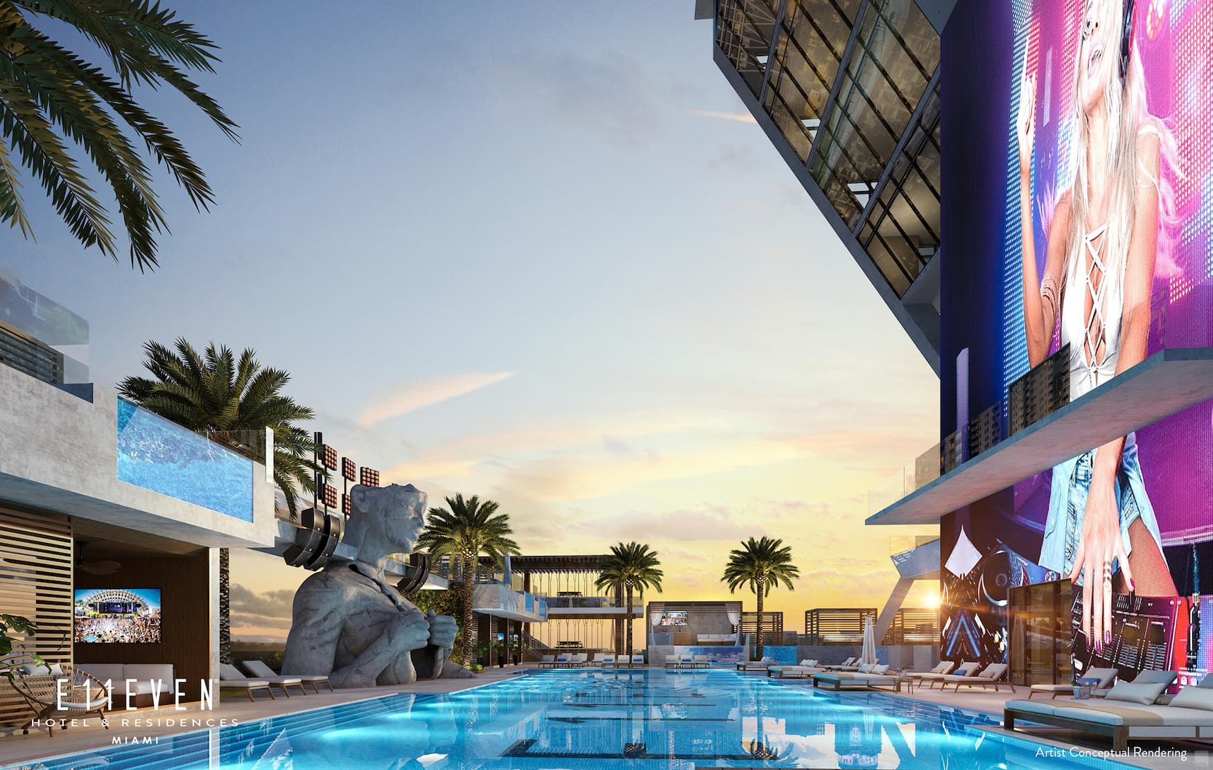 E11EVEN Club Hotel & Residences view